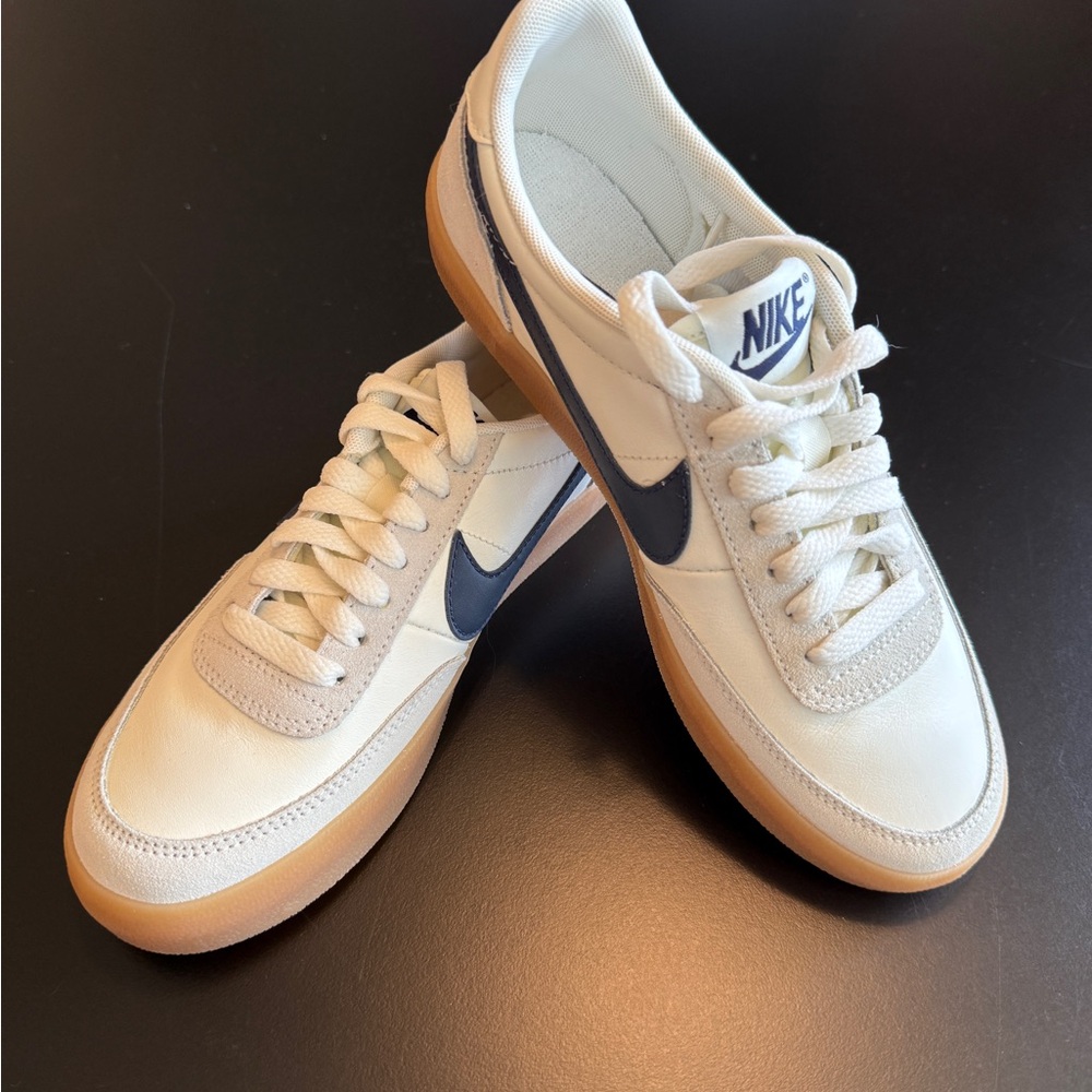 Nike Men's Killshot 2 Leather- NWOB size M7/W8.5 in sail/midnight navy